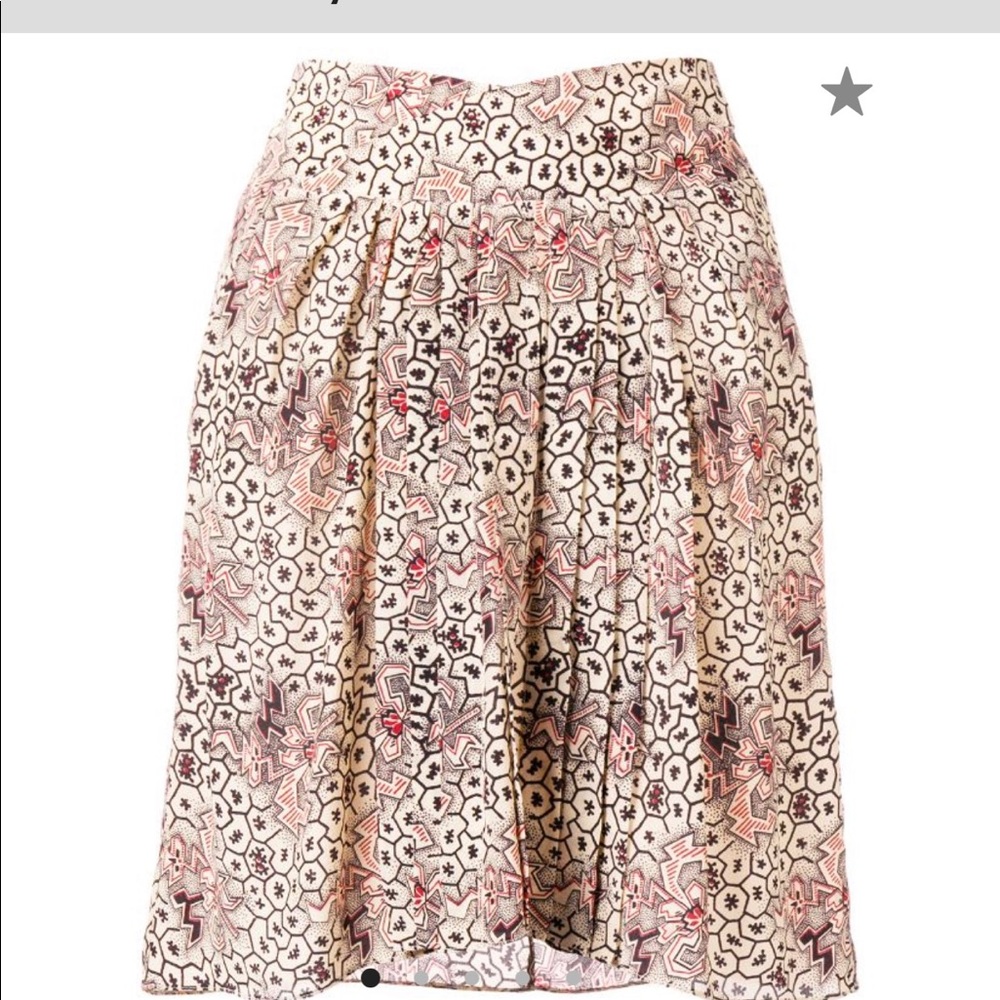 Isabel Marant Hemen Silk Mini Skirt
